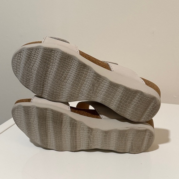 Dansko Women's Maddy Wedge Sandal - Ivory Milled Nubuck Size 39 NIB LEATHER US 8 - Picture 8 of 9